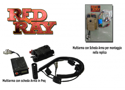 Red Ray Store - Multiarma total wireless e Scheda Arma